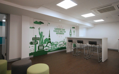 Enterprise, Seacroft | Fit-Out High Seating Area